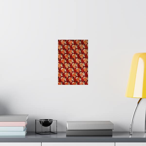 7319304067648091906_2048.jpeg Purple, Red, Orange and Cream Geometric Design (c. 1923) - Art Deco Poster Print