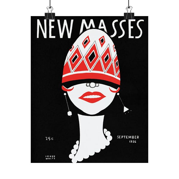 11180506294845291370_2048.jpeg New Masses - Frank Walts (1926) - Art Deco Poster Print