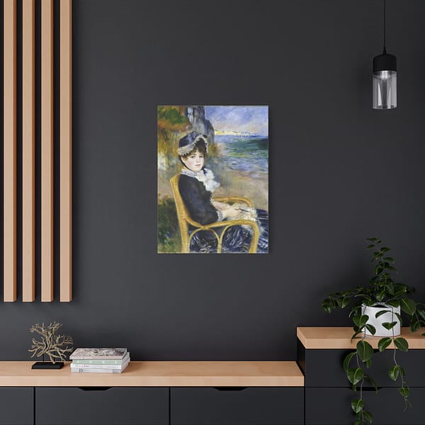 10704569492943402935_2048.jpeg By the Seashore - Pierre-Auguste Renoir (1883) - Impressionist Canvas Print