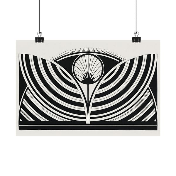 16922092178946674019_2048.jpeg Stylized Floral Pattern (Gestileerd bloemmotief) - Jessurun de Mesquita (c.1905) - Art Deco Poster Print