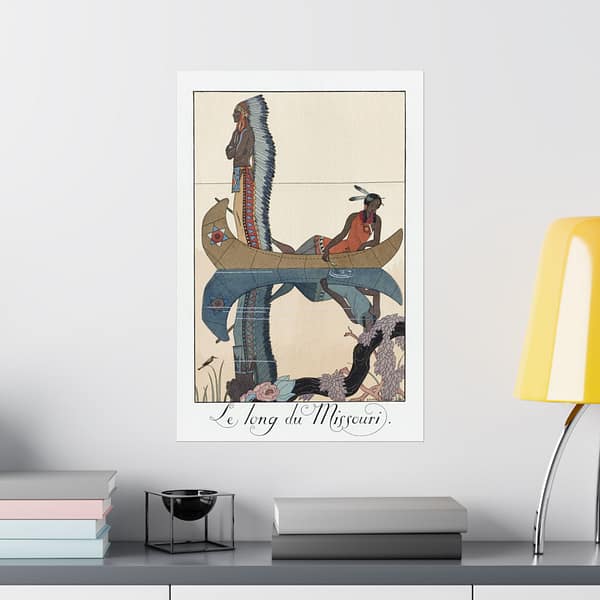5850221265166401859_2048.jpeg Le Long du Missouri - George Barbier (1923) - Art Deco Poster Print