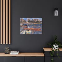 15456903775398921854_2048-1.jpeg The Seine at Argenteuil - Pierre-Auguste Renoir (1874) - Impressionist Canvas Print