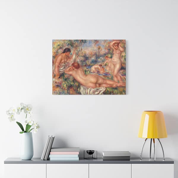 3941876151039091320_2048.jpeg Bathers (Baigneuses) - Pierre-Auguste Renoir (c. 1918) - Impressionist Canvas Print