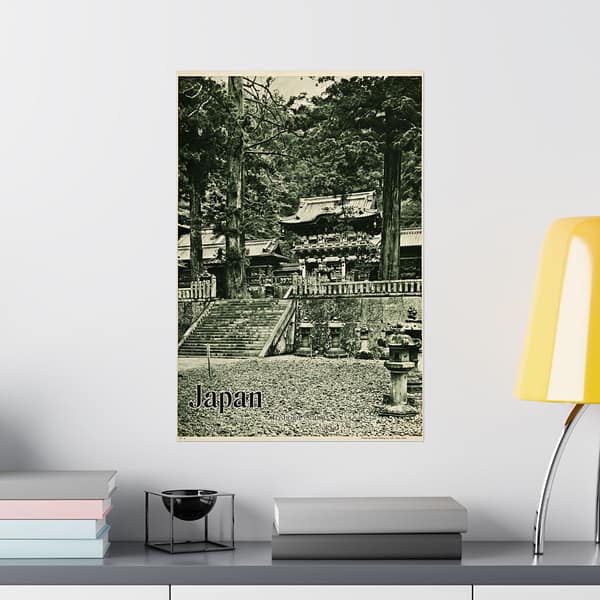 14810953673463512455_2048.jpeg Toshogu Shrine, Nikko – Japanese Government Railways (c. 1936) – Vintage Travel Poster Print