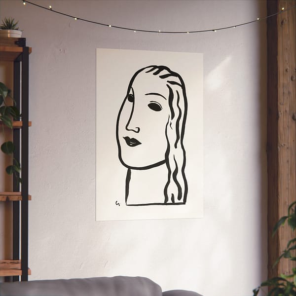 11589571878096045540_2048.jpeg Woman's Head - Leo Gestel - Art Deco Poster Print