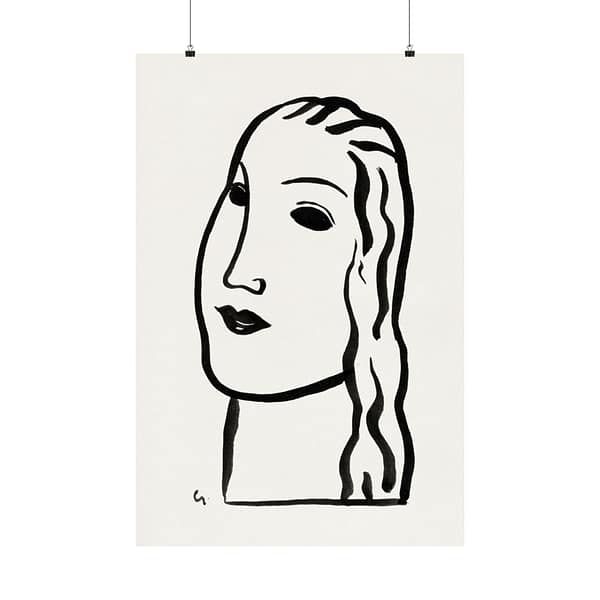 4305345661920784855_2048.jpeg Woman's Head - Leo Gestel - Art Deco Poster Print