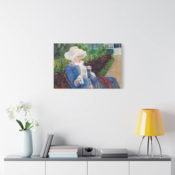 262684987948528113_2048.jpeg Lydia Crocheting in the Garden at Marly - Mary Cassatt (1880) - Impressionist Canvas Print