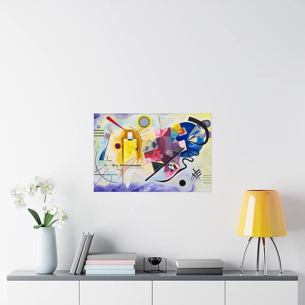 1339600049942559601_2048.jpeg Yellow Red Blue (Jaune Rouge Bleu) - Wassily Kandinsky (1925) - Art Deco Poster Print