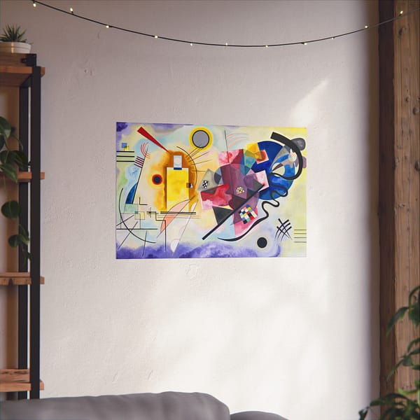 17240723110684694137_2048.jpeg Yellow Red Blue (Jaune Rouge Bleu) - Wassily Kandinsky (1925) - Art Deco Poster Print