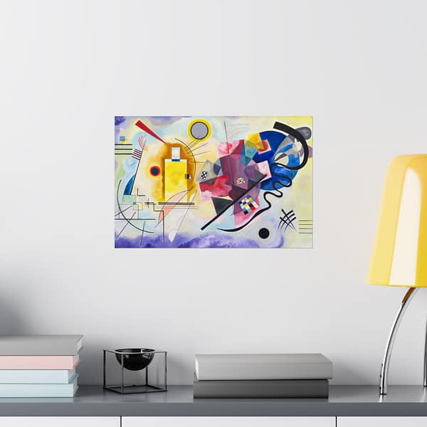 9487977425761579885_2048.jpeg Yellow Red Blue (Jaune Rouge Bleu) - Wassily Kandinsky (1925) - Art Deco Poster Print