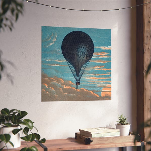 12267006427798973870_2048.jpeg Le Ballon by Imprimeur E. Pichot (c. 1883) - Vintage Art Poster Print