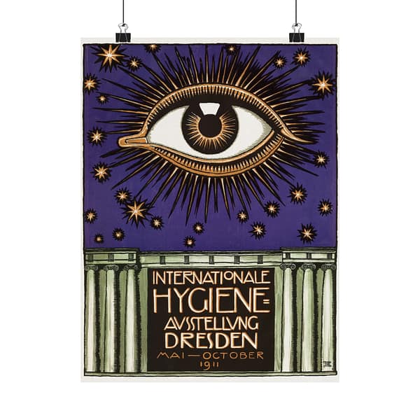 6329042384700693011_2048.jpeg International Hygiene Exhibition Dresden - Franz Stuck (1911) - Art Deco Poster Print