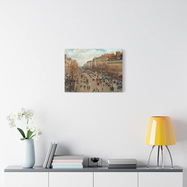 15682664472243871569_2048.jpeg The Boulevard Montmartre, Afternoon - Camille Pissarro (1897) - Impressionist Canvas Print
