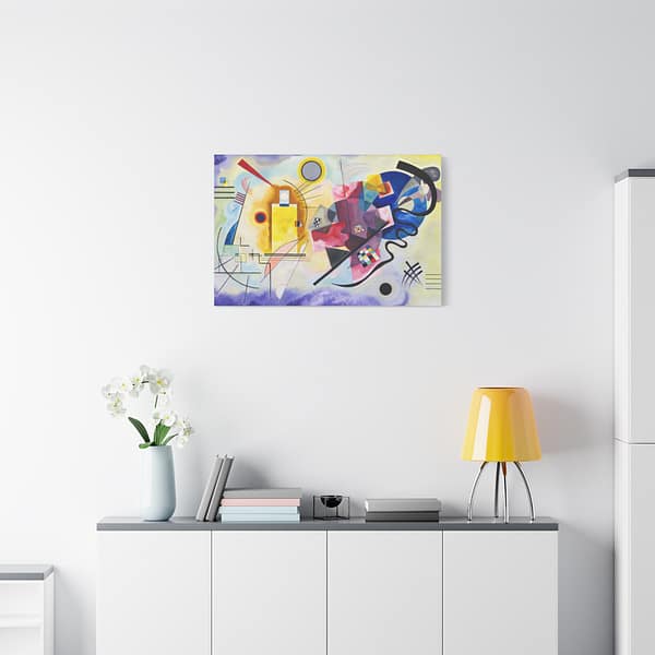 379898361296344354_2048.jpeg Yellow Red Blue (Jaune Rouge Bleu) - Wassily Kandinsky (1925) - Art Deco Canvas Print