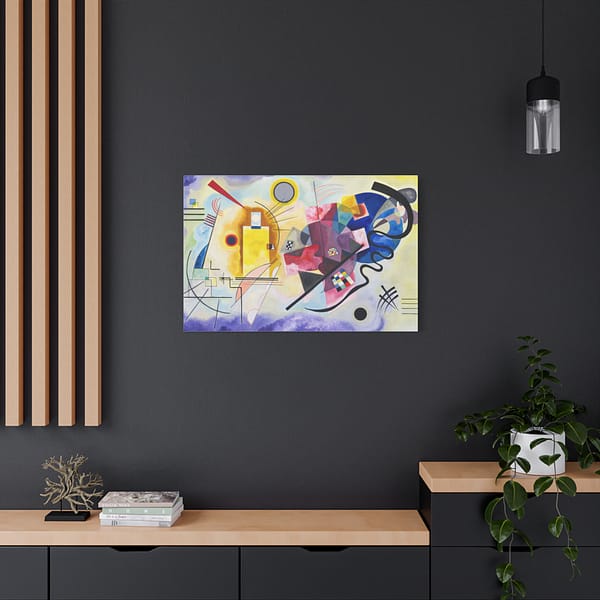 6128509769549116498_2048.jpeg Yellow Red Blue (Jaune Rouge Bleu) - Wassily Kandinsky (1925) - Art Deco Canvas Print