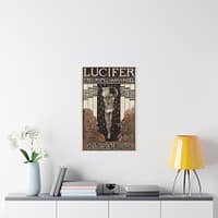 8214584947870238895_2048.jpeg Lucifer - Mourning Game of Vondel (Treurspel van Vondel) - Richard Roland Holst (1910) - Art Nouveau Poster Print