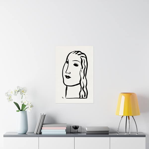 15220709372110450412_2048.jpeg Woman's Head - Leo Gestel - Art Deco Poster Print