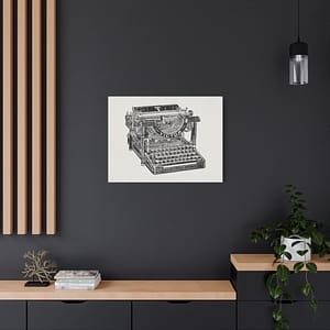 539985597850043106_2048.jpeg Victor Typewriter - Ad Excerpt from World Almanac and Encyclopedia (1908) - Vintage Art Canvas Print