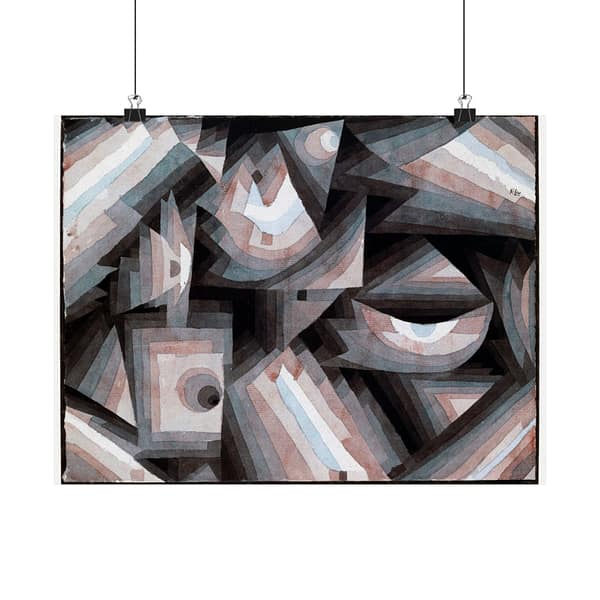 12147826874125236010_2048.jpeg Crystal Gradation - Paul Klee (1921) - Art Deco Poster Print