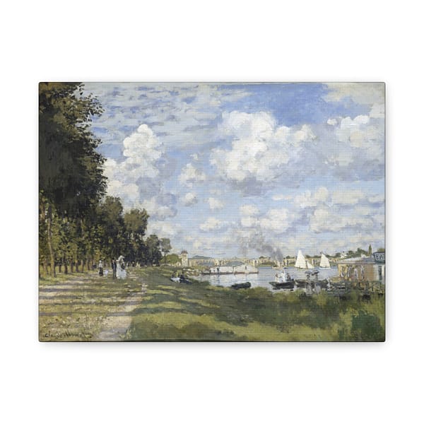 7171146266167358233_2048.jpeg The Basin at Argenteuil - Claude Monet (1872) - Impressionist Canvas Print