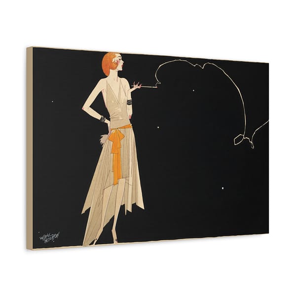 6669351389125344408_2048-1.jpeg Where There's Smoke There's Fire - Russell Patterson (c. 1920s) - Art Deco Canvas Print