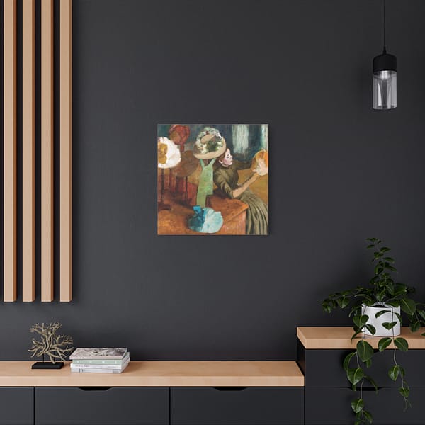 13619357780854508071_2048.jpeg The Millinery Shop - Edgar Degas (c. 1879-86) - Impressionist Canvas Print
