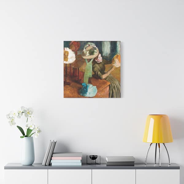16870113226143481415_2048.jpeg The Millinery Shop - Edgar Degas (c. 1879-86) - Impressionist Canvas Print