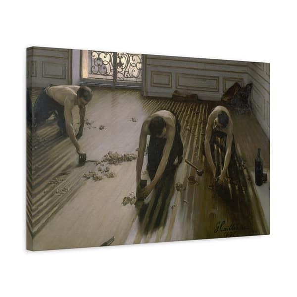 14368716171943935339_2048.jpeg The Floor Planers - Gustave Caillebotte (1875) - Impressionist Canvas Print