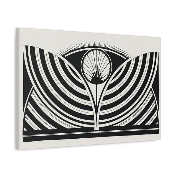 5419910356700355522_2048.jpeg Stylized Floral Pattern (Gestileerd bloemmotief) - Jessurun de Mesquita (c.1905) - Art Deco Canvas Print