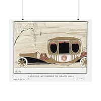 12232251057460489083_2048-1.jpeg Grand Gala Automobile Coach (Carosse Automobile de Grand Gala) - Charles Martin (1914) - Art Deco Poster Print