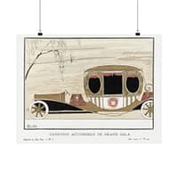 7926638625195887074_2048-1.jpeg Grand Gala Automobile Coach (Carosse Automobile de Grand Gala) - Charles Martin (1914) - Art Deco Poster Print