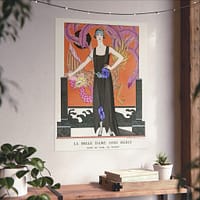 11043406142207591956_2048.jpeg La Belle Dame Sans Merci - Robe du soir, de Worth - George Barbier (1921) - Art Deco Poster Print