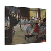 17792419266013497116_2048.jpeg The Dance Class - Edgar Degas (c. 1873) - Impressionist Canvas Print