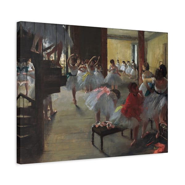 17792419266013497116_2048.jpeg The Dance Class - Edgar Degas (c. 1873) - Impressionist Canvas Print