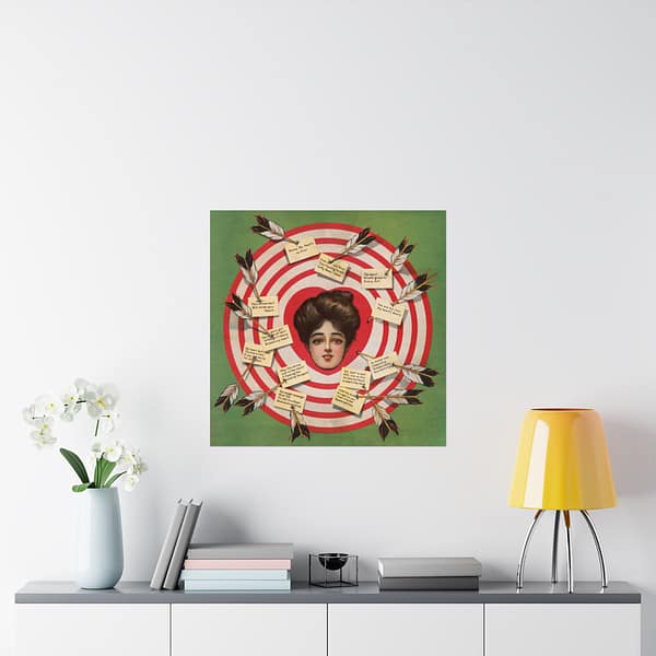 14120959967492420603_2048.jpeg The Target - Artist Unknown (1907) - Vintage Art Poster Print