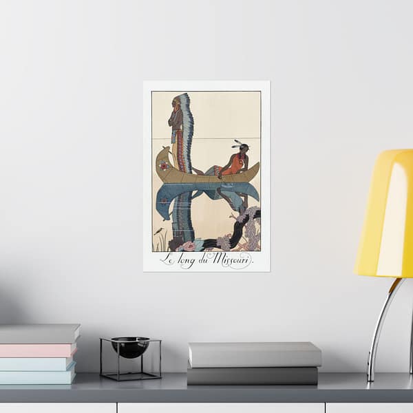 11019187331383297146_2048.jpeg Le Long du Missouri - George Barbier (1923) - Art Deco Poster Print