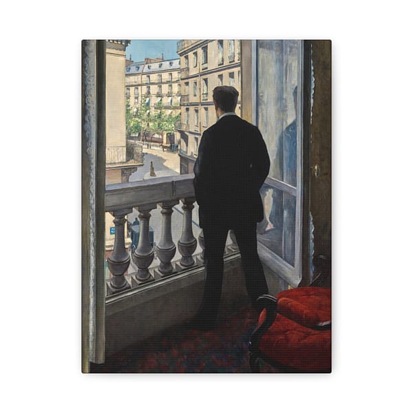16599247746762932143_2048.jpeg Young Man at His Window - Gustave Caillebotte (1876) - Impressionist Canvas Print