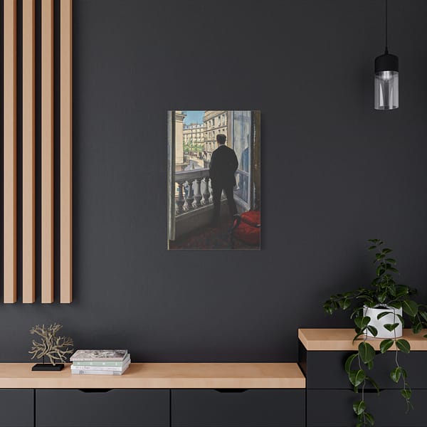 635587649414509304_2048.jpeg Young Man at His Window - Gustave Caillebotte (1876) - Impressionist Canvas Print