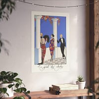 17653645375810846507_2048.jpeg Le Goût des Chales - France XXe Siècle - George Barbier (1923) - Art Deco Poster Print