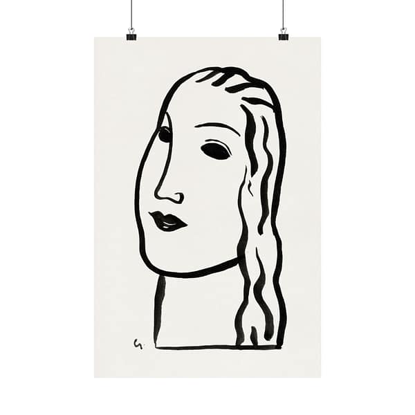 11777069093166562203_2048.jpeg Woman's Head - Leo Gestel - Art Deco Poster Print