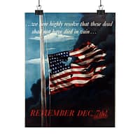 17662114829324128690_2048.jpeg Remember Dec. 7th! - Allen Saalburg (1942) - Patriotic WWII Poster Print