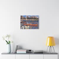 13122869242981289149_2048-1.jpeg The Seine at Argenteuil - Pierre-Auguste Renoir (1874) - Impressionist Canvas Print