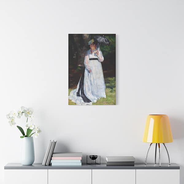 10298028594940262916_2048.jpeg Lise with a Parasol - Pierre-Auguste Renoir (1867) - Impressionist Canvas Print