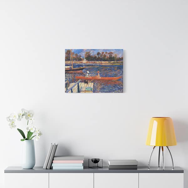 13122869242981289149_2048-1.jpeg The Seine at Argenteuil - Pierre-Auguste Renoir (1874) - Impressionist Canvas Print