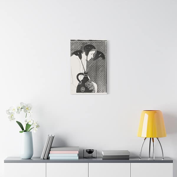 12492418719879692866_2048.jpeg Black Calla Lilies - Samuel Jessurun de Mesquita (1912) - Art Deco Canvas Print