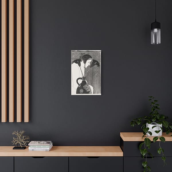 4737771282376139965_2048.jpeg Black Calla Lilies - Samuel Jessurun de Mesquita (1912) - Art Deco Canvas Print