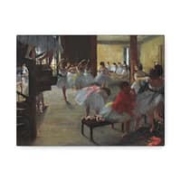 18417191489989927856_2048.jpeg The Dance Class - Edgar Degas (c. 1873) - Impressionist Canvas Print