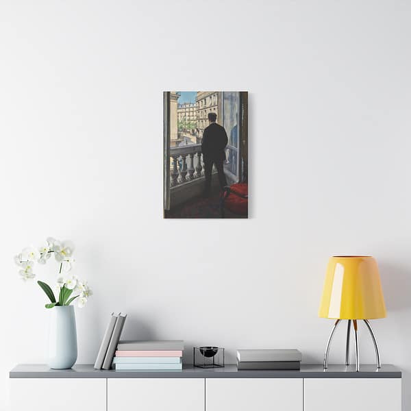 3735248398347158038_2048.jpeg Young Man at His Window - Gustave Caillebotte (1876) - Impressionist Canvas Print