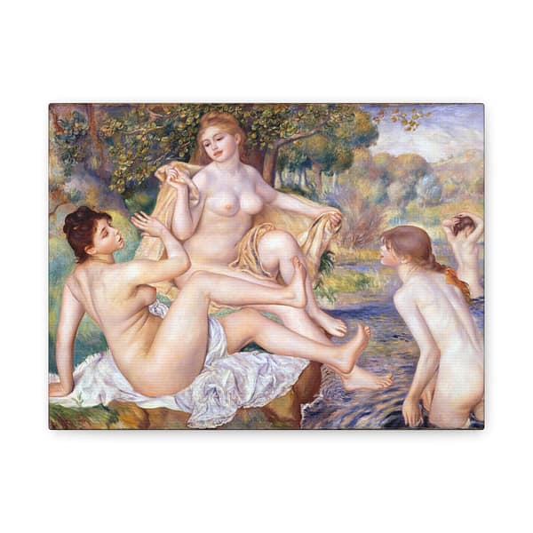 9447311861043230772_2048.jpeg The Great Bathers - Pierre-Auguste Renoir (c. 1884-87) - Impressionist Canvas Print