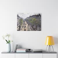 2335383364797946317_2048.jpeg The Boulevard Montmartre, Spring - Camille Pissarro (1897) - Impressionist Canvas Print